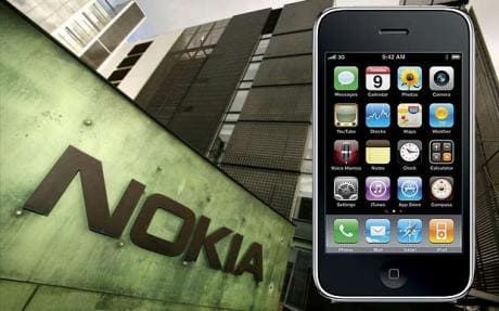 Apple и Nokia на этой неделе подали встречные иски в США и Германии о нарушении патентов на технологии.