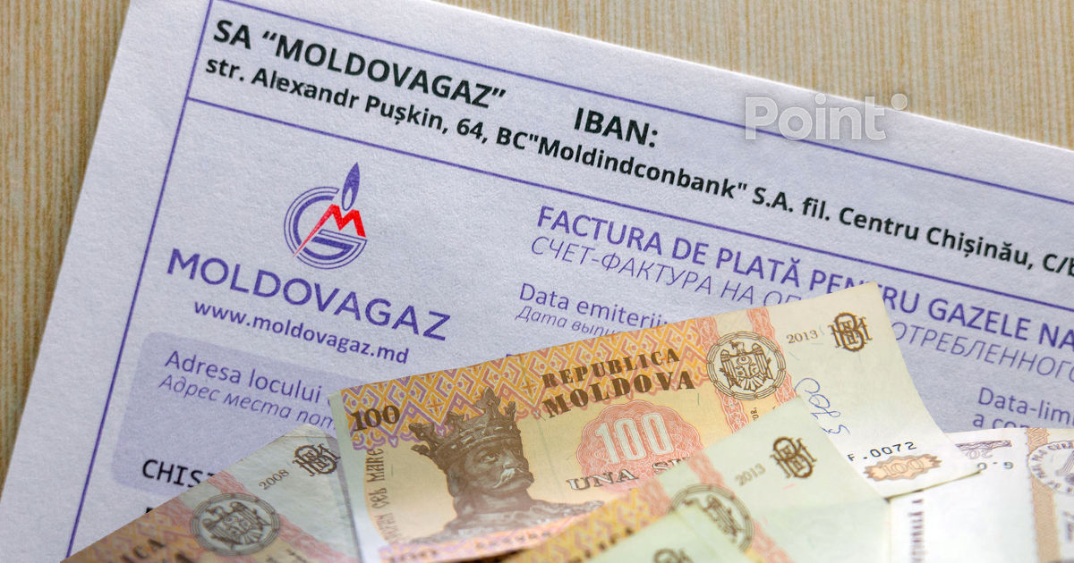 Moldovagaz va continua să emită facturi: Contractul cu Energocom, prelungit până la 30 aprilie.