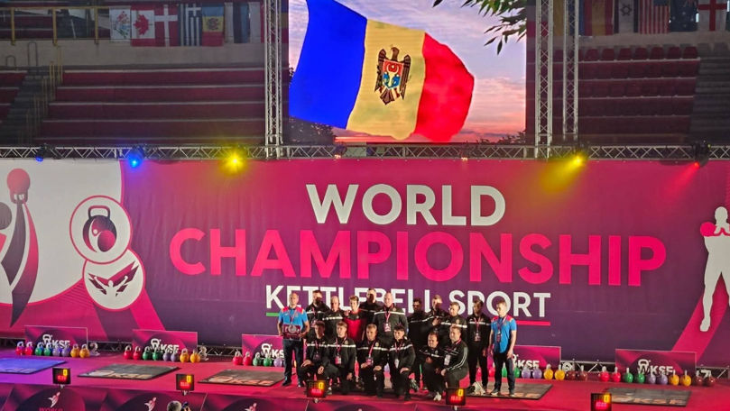 Sportivii moldoveni au câștigat 18 medalii la campionatul mondial de haltere de la Milano.