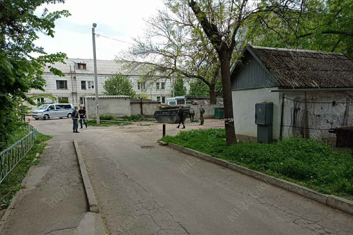 В Тирасполе в мусорном контейнере обнаружена хвостовая часть мины.