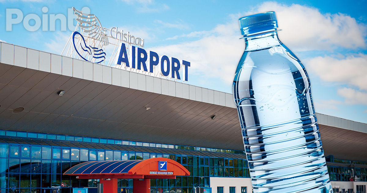 Pasagerii Aeroportului Internațional Chișinău vor beneficia de apă potabilă gratis.