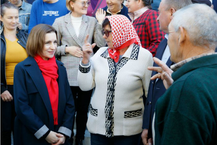 Майя Санду посетила Теленештский район.