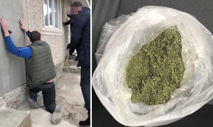 Во время обысков были найдены и изъяты 500 грамм марихуаны и 400 грамм маковой соломки.