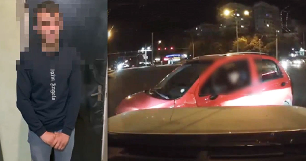 В Кишинёве мужчина угнал автомобиль и попал в ДТП. Коллаж: Point.md