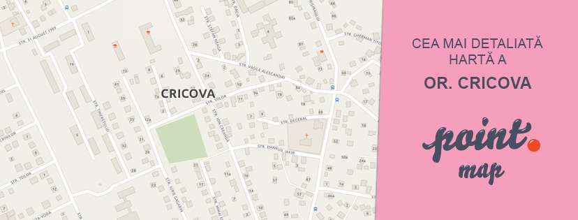 Oraşul Cricova pe Point Map.
