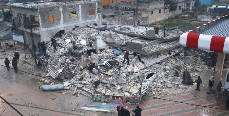 Maxar показала спутниковые снимки "до" и "после" землетрясения в Турции.