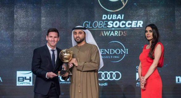 Lionel Messi, a primit duminică, 27 decembrie, premiul pentru cel mai bun fotbalist al anului