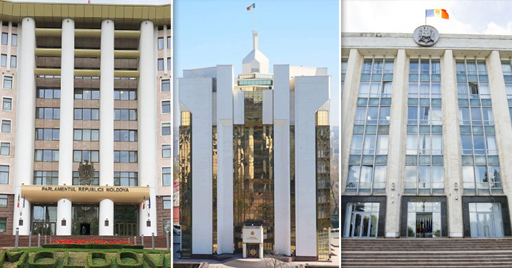 В 2022 году в президентуре, парламенте и правительстве повысятся зарплаты. Коллаж: Point.md