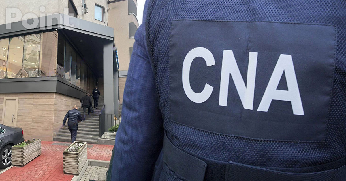 CNA efectuează percheziții la o companie de construcții.