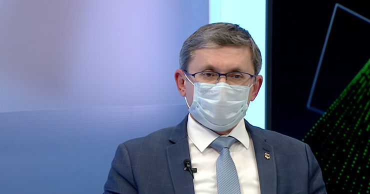 Председатель парламента Игорь Гросу. 