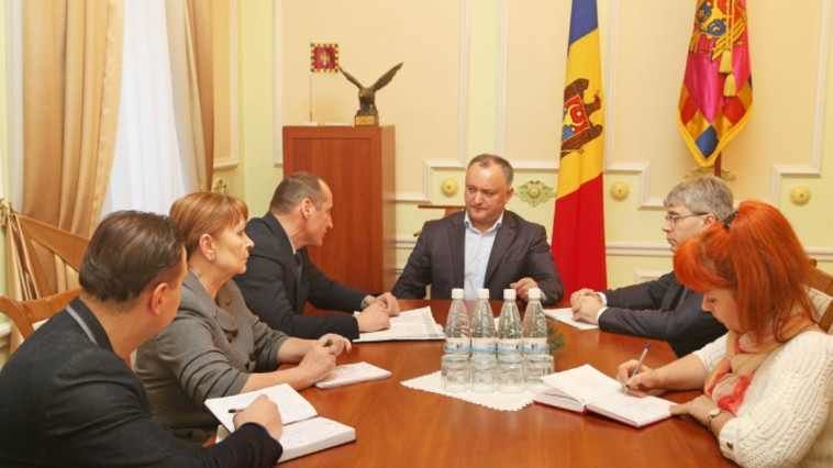 Dodon a stabilit subiectul primei ședințe a Consiliului Suprem de Securitate. Foto: facebook.com/Igor Dodon 