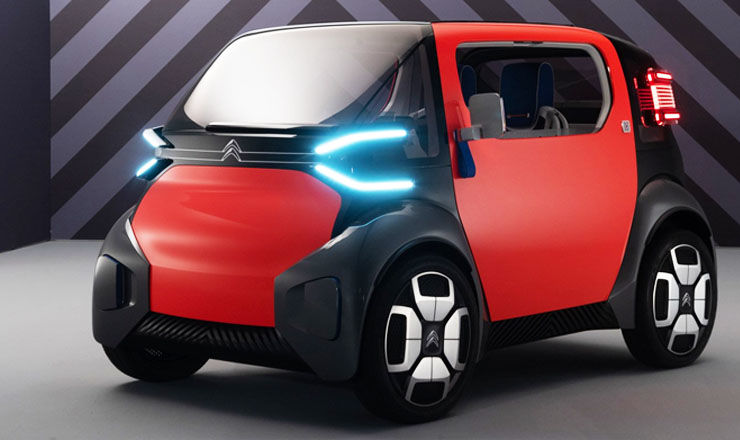 Citroen показал "самый маленький" электрокроссовер.