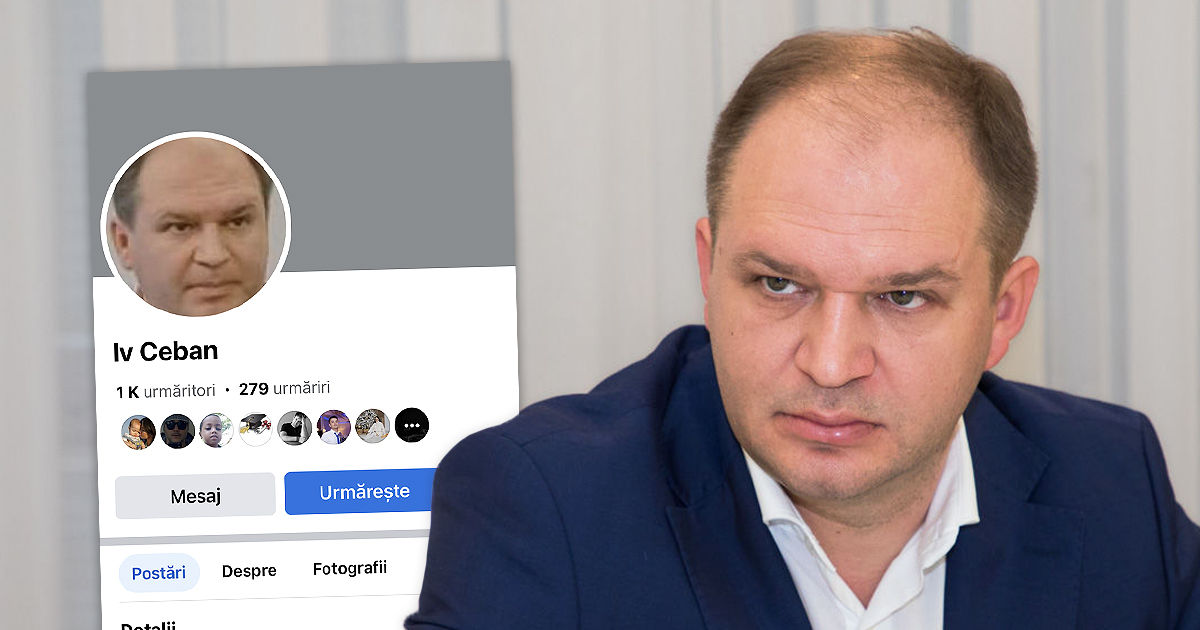 Неизвестные создали фейковую страницу Чебана в Facebook. Коллаж: Point.md