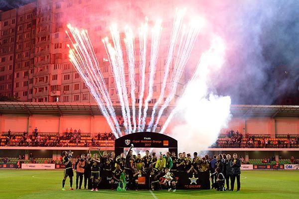 Sheriff Tiraspol a câștigat Cupa Moldovei la fotbal. În finală „viespile” au zdrobit la Chişinău formaţia Zaria Bălţi cu 5-0.