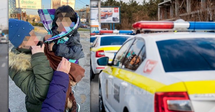Полиция разыскивает родителей найденного в столице ребенка. Коллаж: Point.md