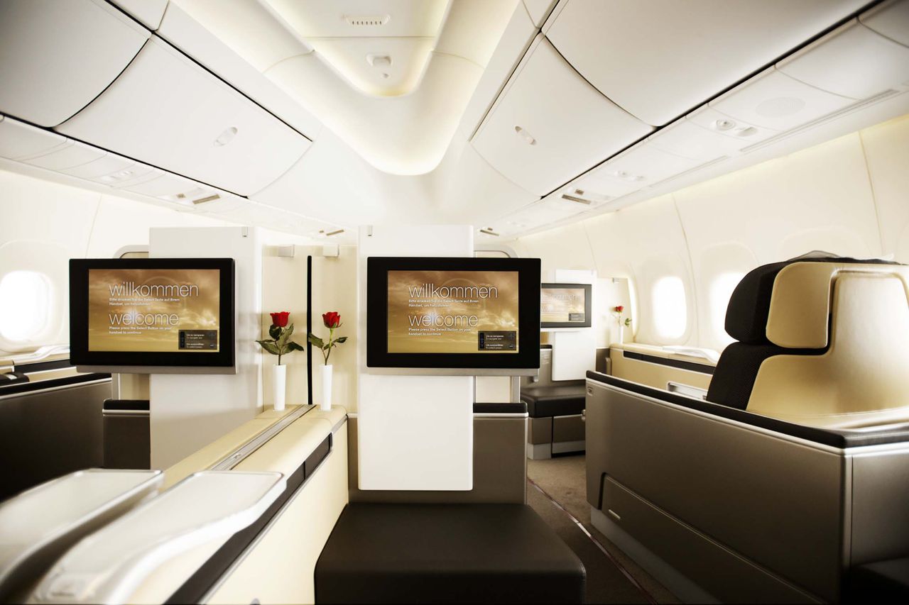 Cum arată o călătorie ultra-luxoasă într-un avion Lufthansa