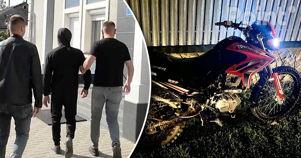 Un bărbat din Criuleni, prins beat și fără permis la ghidonul unei motociclete furate.