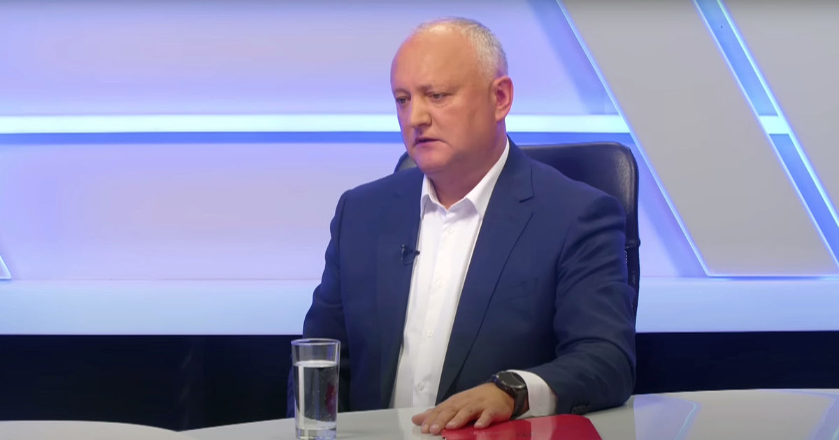 Dodon: Sandu ar putea să nu ajungă în turul doi la alegerile prezidențiale.