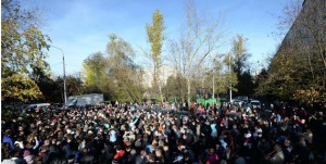 Locuitorii sectorului „Biriulova de Vest” din Moscova au ieșit duminică la protest.
