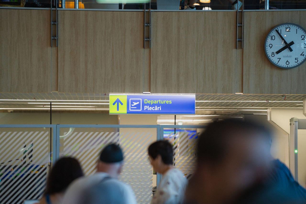 58,4% dintre zboruri decolează la timp de pe Aeroportul Internațional Chișinău. Foto: Point.md