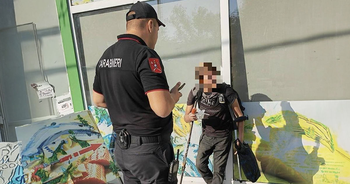 Un bărbat s-a prefăcut că are o dizabilitate ca să cerșească la Căușeni.