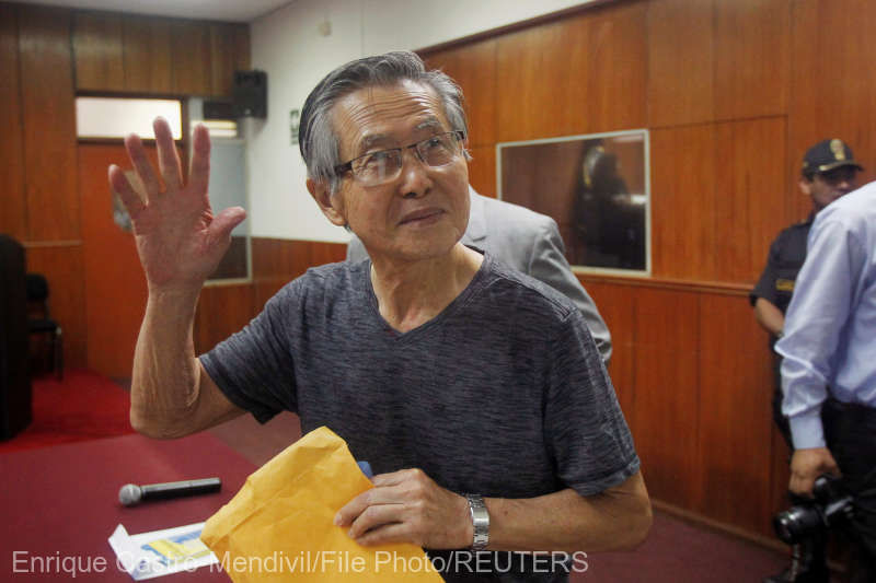 Peru: Fostul preşedinte Alberto Fujimori internat la terapie intensivă. Foto: Reuters