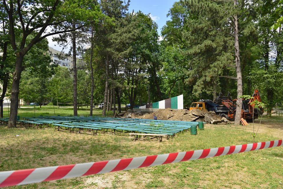 В столичном парке “Алунелул” начинается второй этап ремонтных работ.