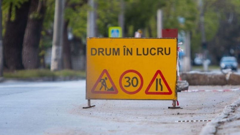 Traficul rutier pe strada Nicolae Costin va fi sistat temporar. Foto: Point.md.