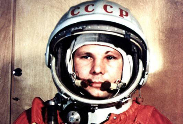 Космонавт Юрий Гагарин.