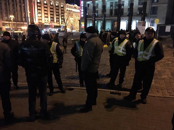 Полиция снесла палатки на Майдане.