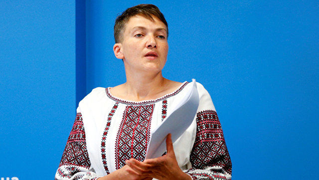 Депутат Верховной Рады Надежда Савченко.