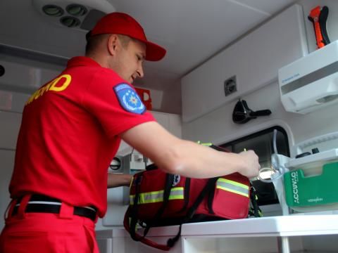 SMURD România: Un moldovean, transportat din Oradea la Chișinău