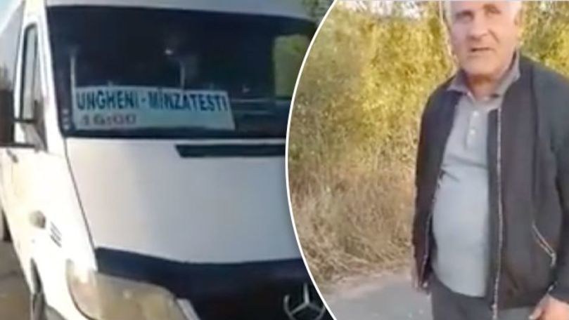 Пьяный водитель микроавтобуса едва не спровоцировал аварию. Коллаж: Stiri.md