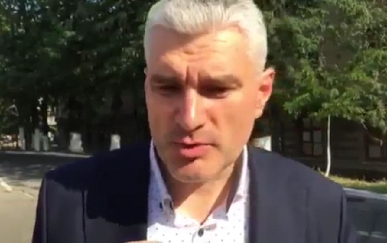 Депутат от блока ACUM Александр Слусарь. 