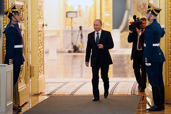 Риторика Владимира Путина об Украине была сдержанной.