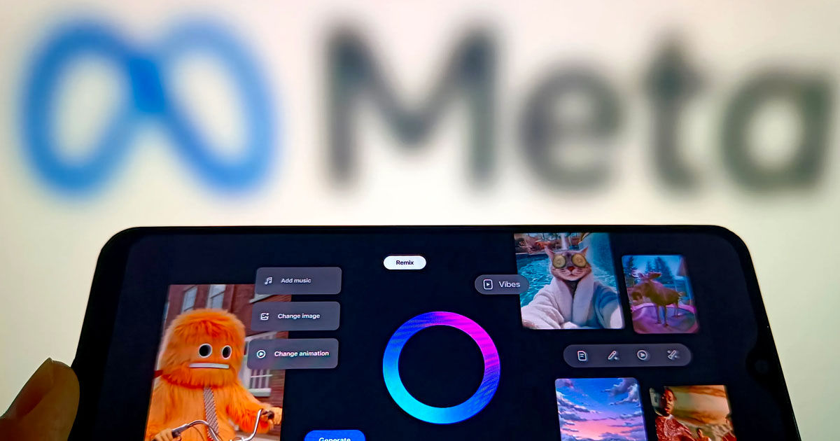 Meta a lansat un concurent pentru TikTok cu conținut generat de inteligența artificială.