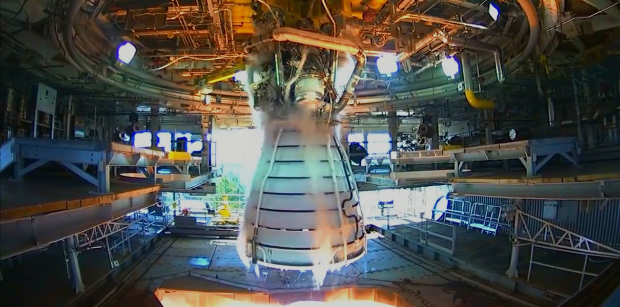 NASA провело испытания ракетного двигателя с напечатанными деталями.