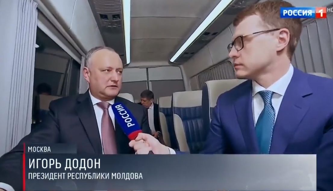 Додон на "Россия 1": Без России Молдова не выживет.