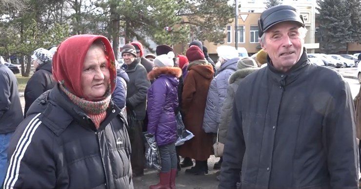В Бельцах пенсионеры отметили день рождения в социальной столовой.