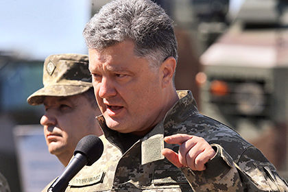 По словам Порошенко, Украина воюет «не с сепаратистами, которых поддерживает Россия».