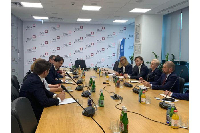 Министр экономики Серджиу Гайбу встретился с директором BGK Беатой Дашиньска-Музычка.