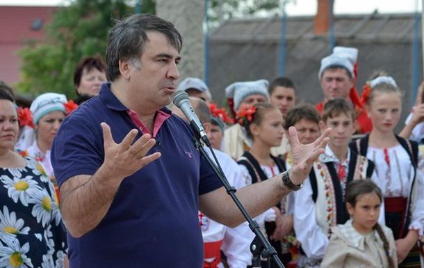 Саакашвили пропустил на карте часть Одесской области.