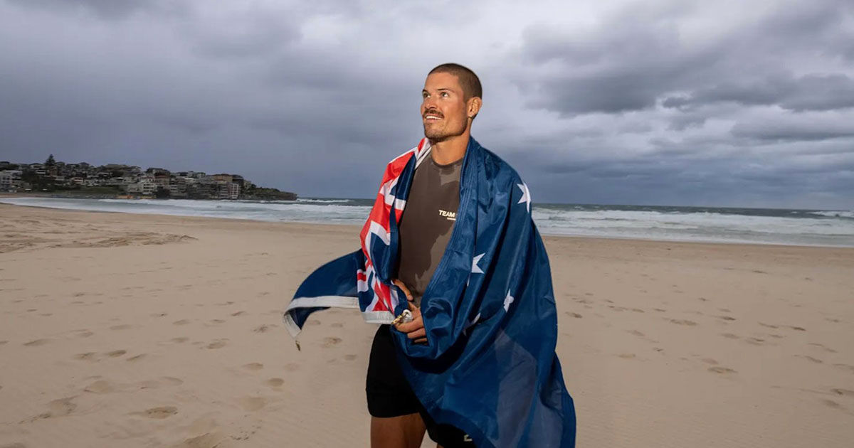 Un britanic a traversat Australia în 35 de zile și susține că a stabilit un nou record mondial.