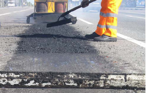 Было обновлено почти 600 квадратных метров дорожного полотна.