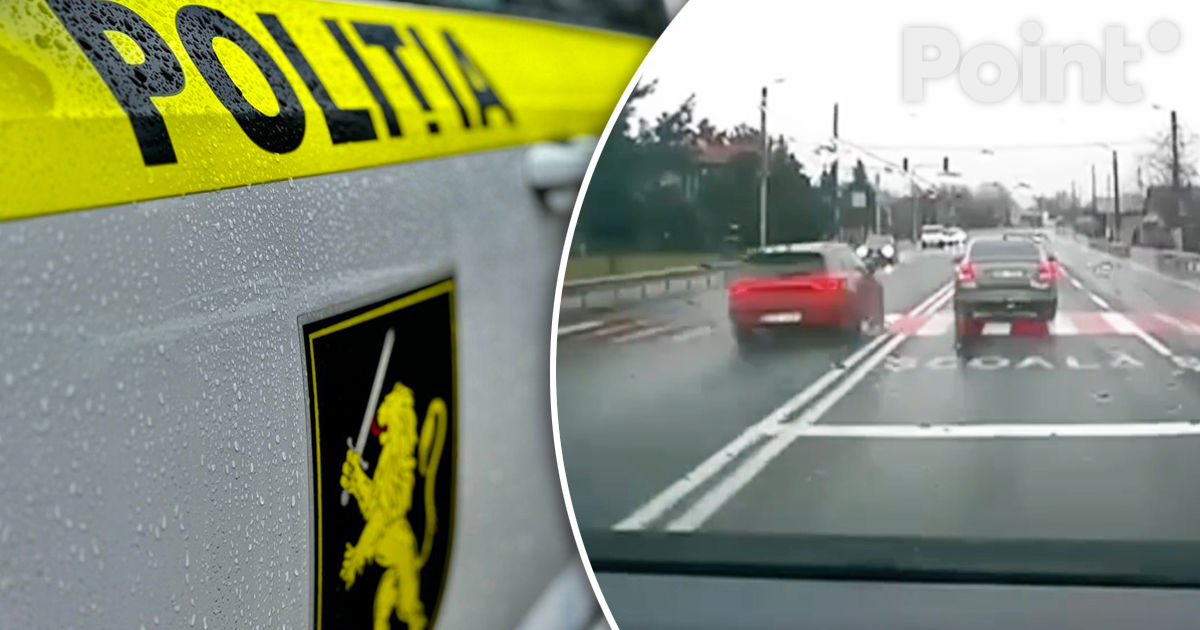 Șoferul care a efectuat manevre periculoase în trafic, identificat și sancționat.