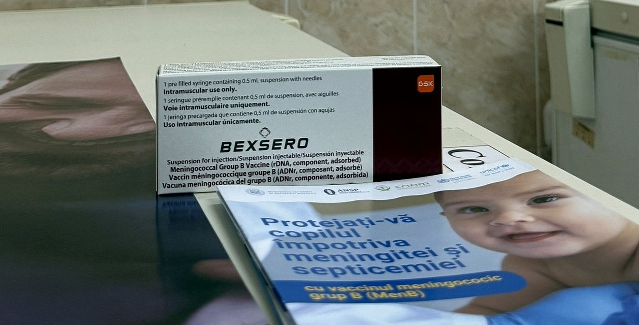 В мае в Молдове ввели 332 дозы вакцины против менингококковой инфекции типа B.