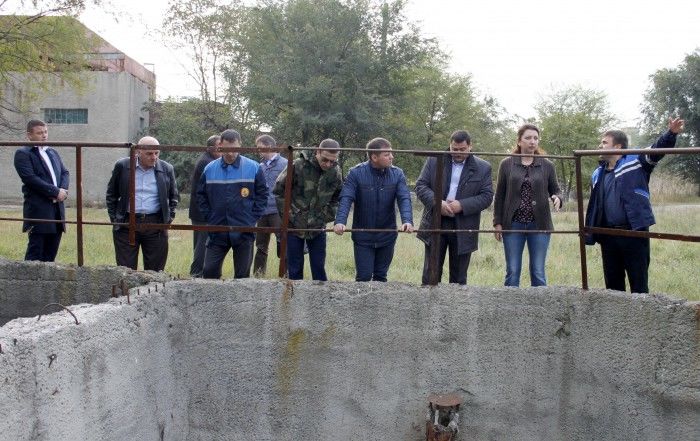 Ministerul Mediului a efectuat astăzi o vizită la Stația de epurare din capitală. Foto: mediu.gov.md