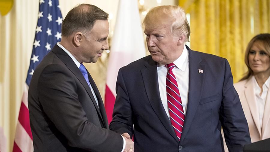Трамп и Дуда сочли "Северный поток - 2" угрозой энергобезопасности Европы.