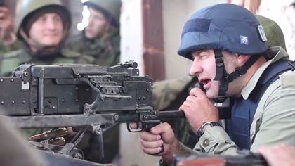 Михаил Пореченков в Донецком аэропорту.  Фото: «Коммерсантъ»