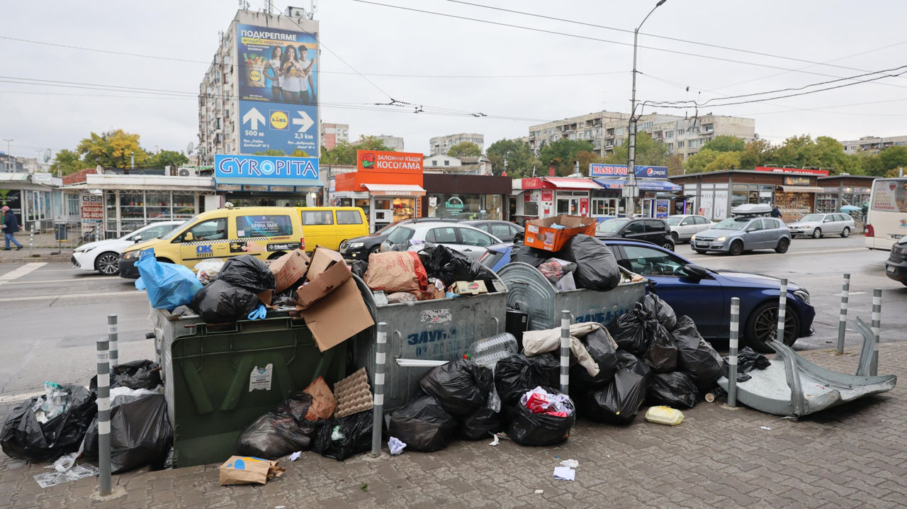 Capitala Bulgariei se confruntă cu o criză a deșeurilor din cauza disputelor legate de noile contracte.